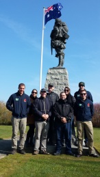 2016 Nuffield Scholars in Northern France on a tour of WW1 battlefields